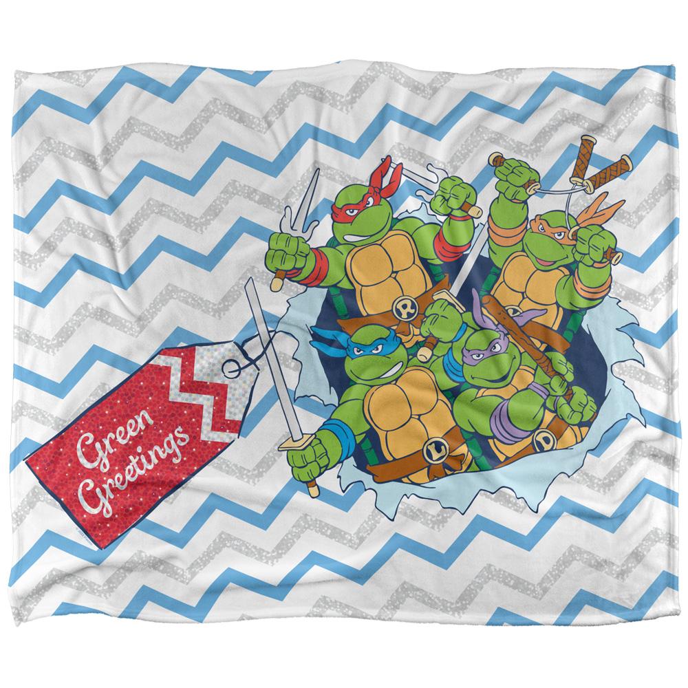 Multicoloured - Front - TMNT Package Burst Silky Supersoft Blanket