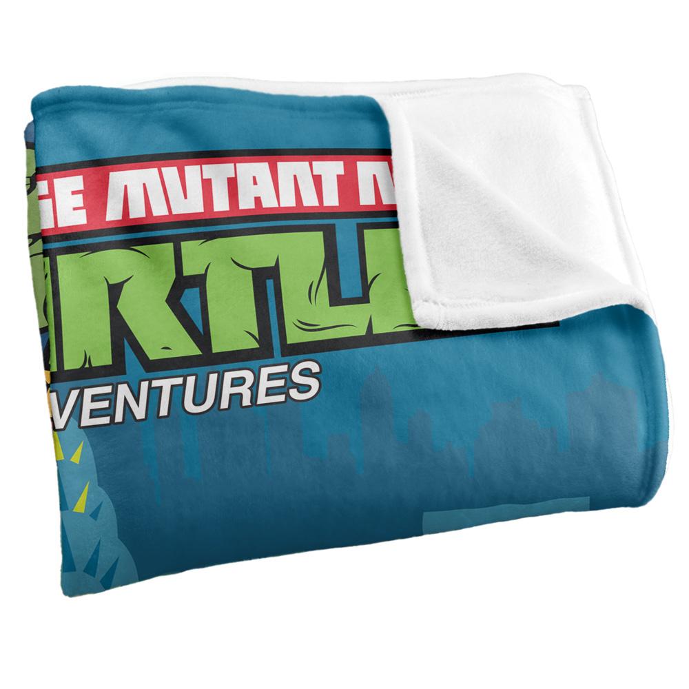 Multicoloured - Side - TMNT Comic Cover No.21 Silky Supersoft Blanket