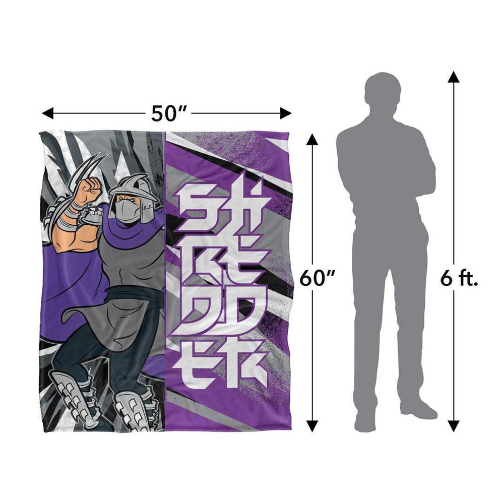 Multicoloured - Side - TMNT Silky Shredder Supersoft Blanket