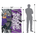 Multicoloured - Pack Shot - TMNT Silky Shredder Supersoft Blanket
