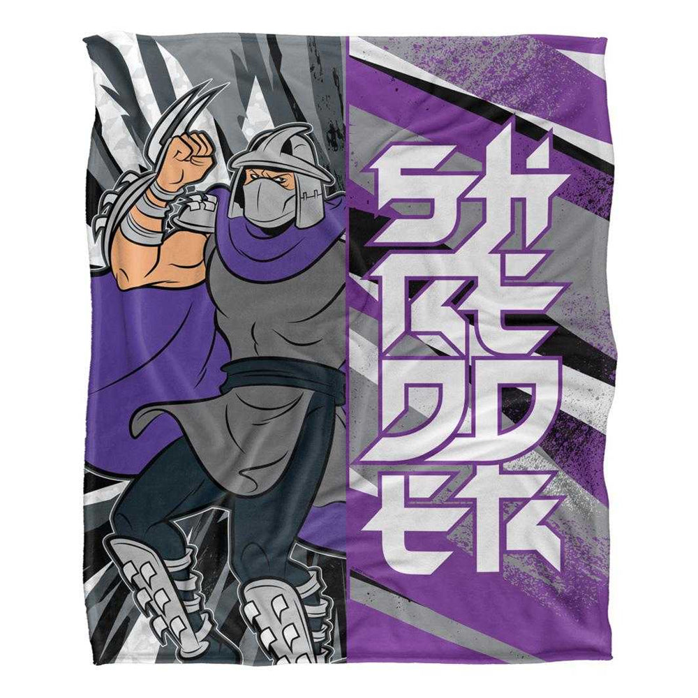 Multicoloured - Front - TMNT Silky Shredder Supersoft Blanket
