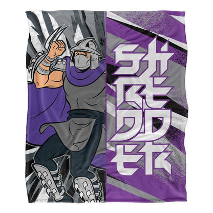 Multicoloured - Front - TMNT Silky Shredder Supersoft Blanket