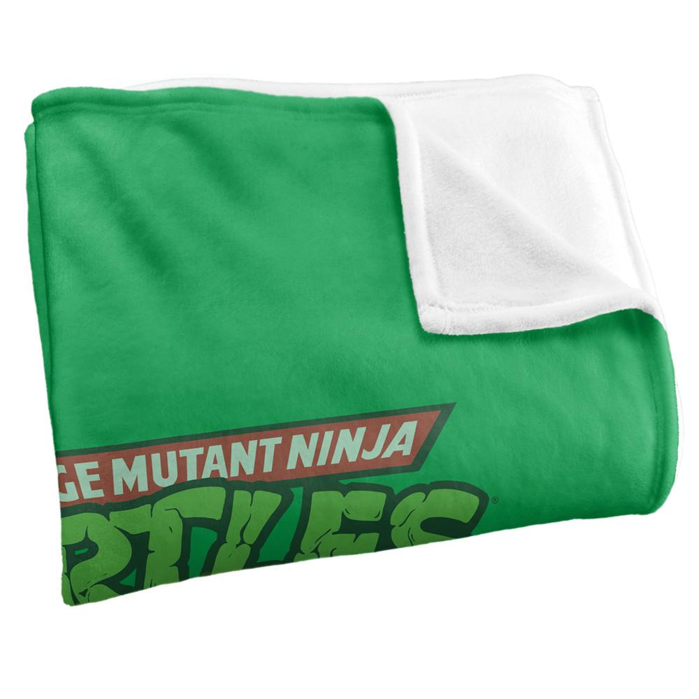 Multicoloured - Side - TMNT Group Retro Silky Supersoft Blanket