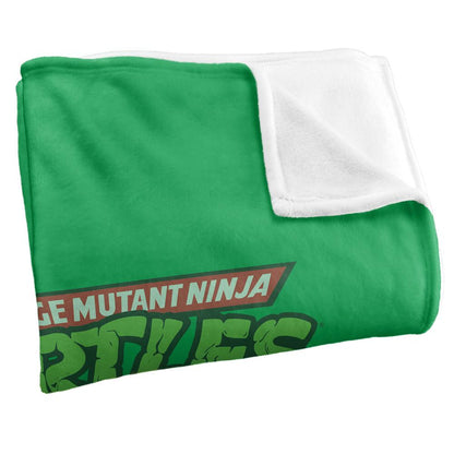 Multicoloured - Side - TMNT Group Retro Silky Supersoft Blanket