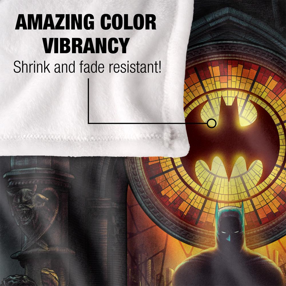 Black-Yellow - Lifestyle - Batman Silky Tower Supersoft Blanket