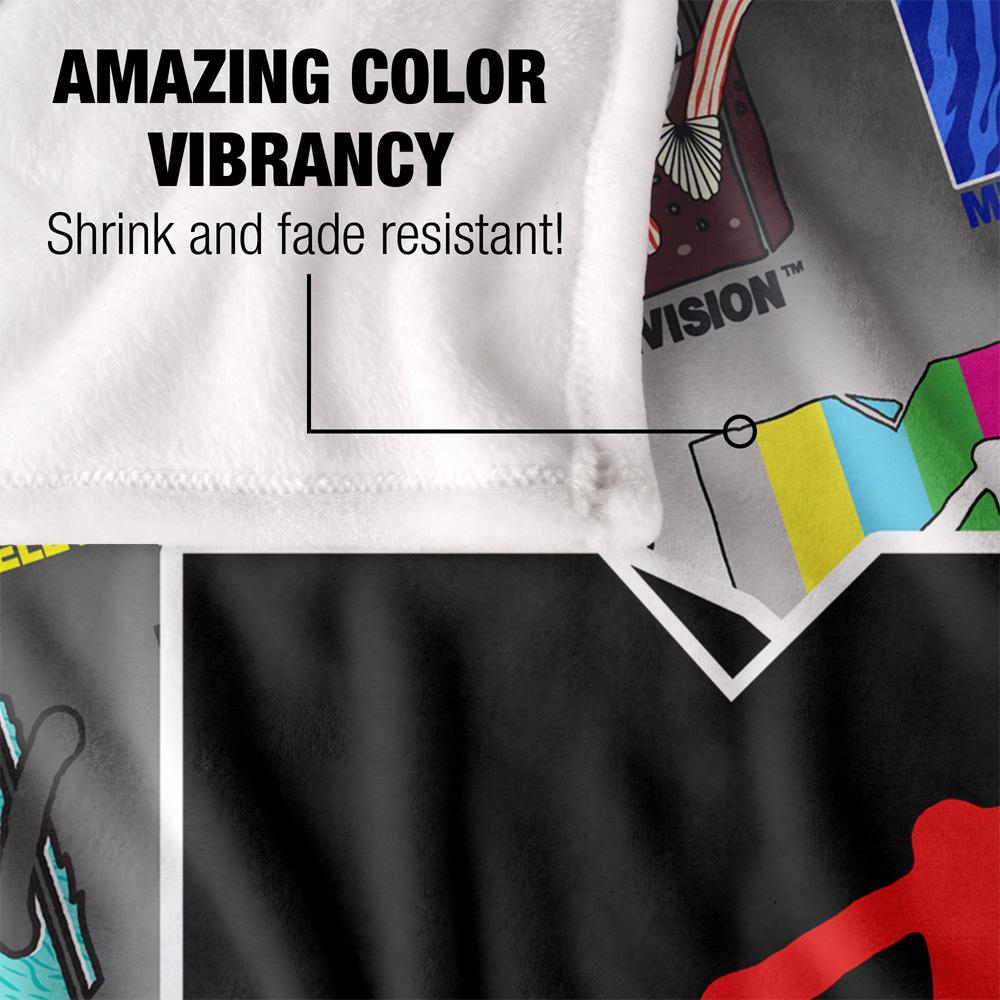 Multicoloured - Lifestyle - MTV Silky Logo Supersoft Blanket