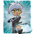 Multicoloured - Back - Silky Danny Phantom Supersoft Blanket
