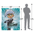 Multicoloured - Pack Shot - Silky Danny Phantom Supersoft Blanket