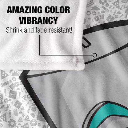 Multicoloured - Lifestyle - Invader Zim Silky Laughing Gir Supersoft Blanket