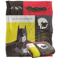 Black-Red-Yellow - Back - Batman Silky Icons Soft Touch Blanket