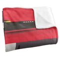 Black-Red-Yellow - Side - Batman Silky Icons Soft Touch Blanket
