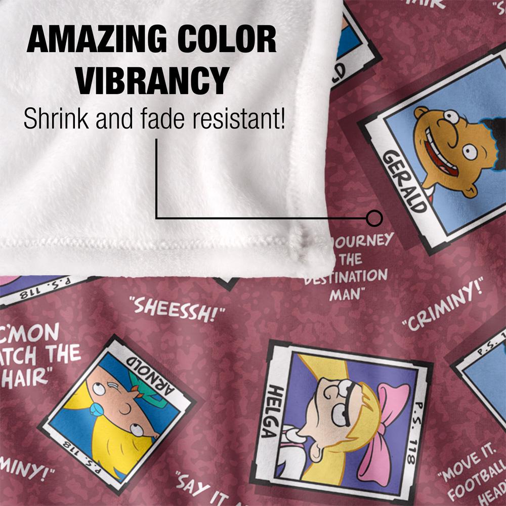 Multicoloured - Lifestyle - Hey Arnold! Silky Yearbook Supersoft Blanket