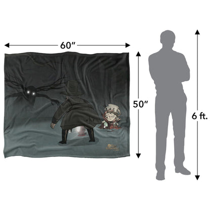 Multicoloured - Pack Shot - Over The Garden Wall Silky Beast Vs Woodsman Supersoft Blanket