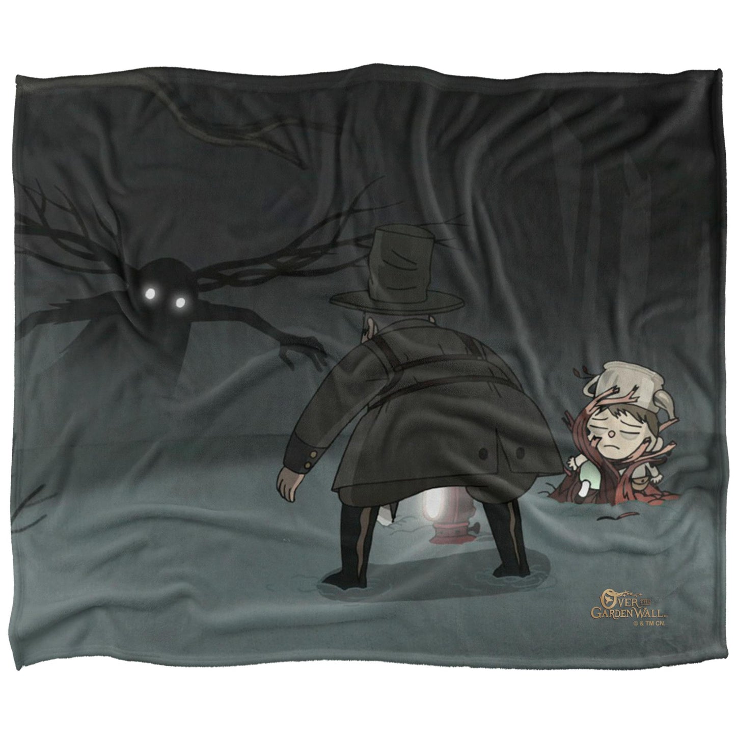 Multicoloured - Front - Over The Garden Wall Silky Beast Vs Woodsman Supersoft Blanket