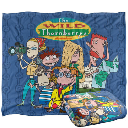 Multicoloured - Back - The Wild Thornberrys Silky Family Supersoft Blanket