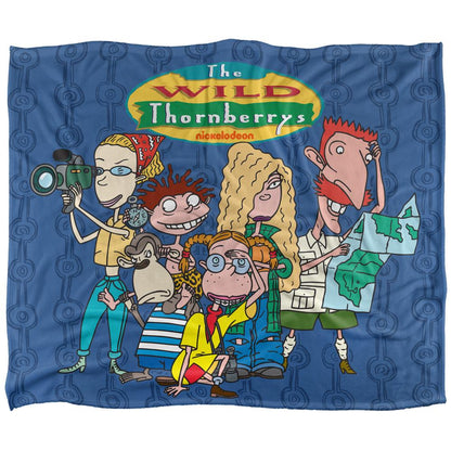 Multicoloured - Front - The Wild Thornberrys Silky Family Supersoft Blanket