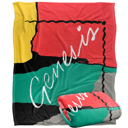 Multicoloured - Back - Genesis Abacab Silky Supersoft Blanket