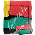 Multicoloured - Back - Genesis Abacab Silky Supersoft Blanket