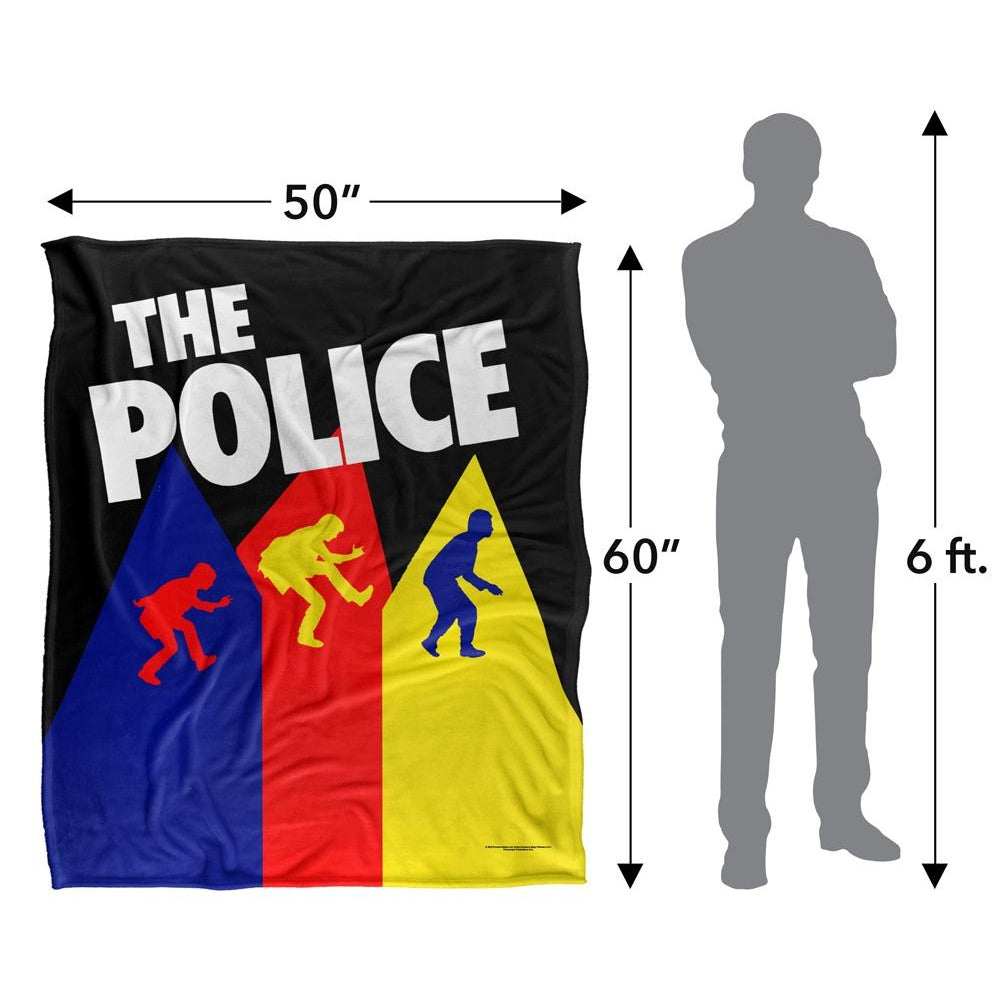 Multicoloured - Pack Shot - The Police Silky Supersoft Blanket