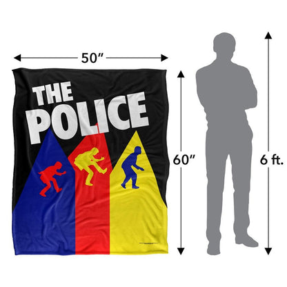 Multicoloured - Pack Shot - The Police Silky Supersoft Blanket