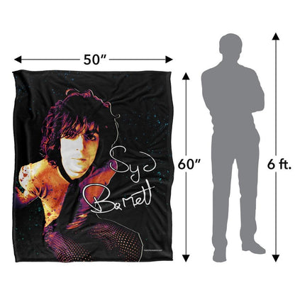Multicoloured - Pack Shot - Syd Barrett Silky Splatter Supersoft Blanket