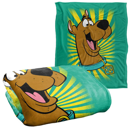 Multicoloured-Multicoloured - Back - Scooby Doo Silky Burst Supersoft Blanket