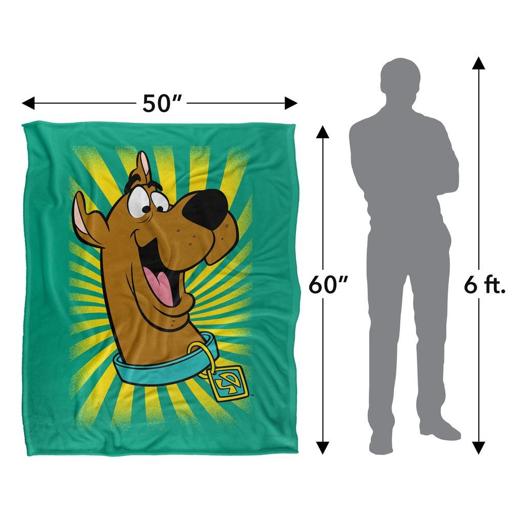 Multicoloured-Multicoloured - Pack Shot - Scooby Doo Silky Burst Supersoft Blanket