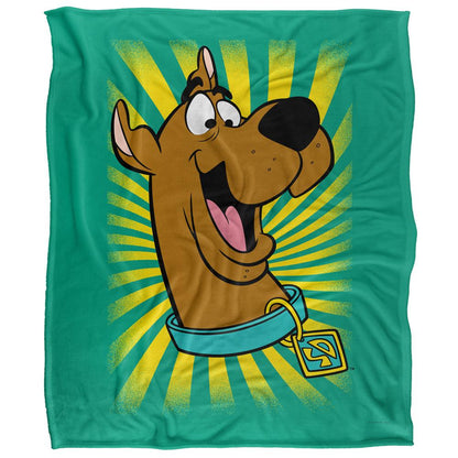 Multicoloured-Multicoloured - Front - Scooby Doo Silky Burst Supersoft Blanket