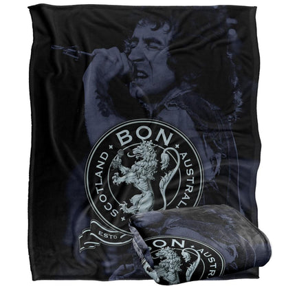 Multicoloured - Back - Bon Scott Silky Seal Supersoft Blanket