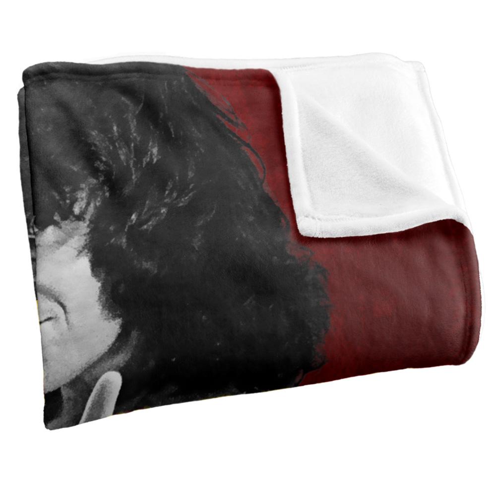 Multicoloured - Side - Bon Scott Silky Logo Supersoft Blanket