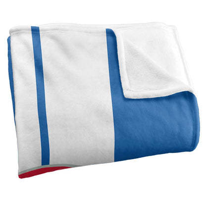 Multicoloured - Side - Carroll Shelby Silky Racing Stripe Supersoft Blanket