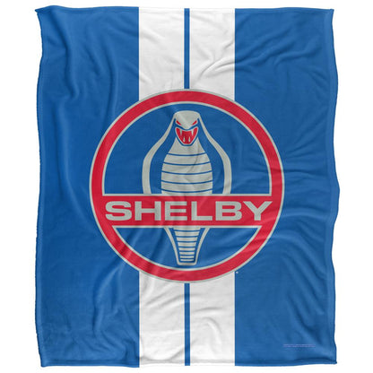 Multicoloured - Front - Carroll Shelby Silky Racing Stripe Supersoft Blanket