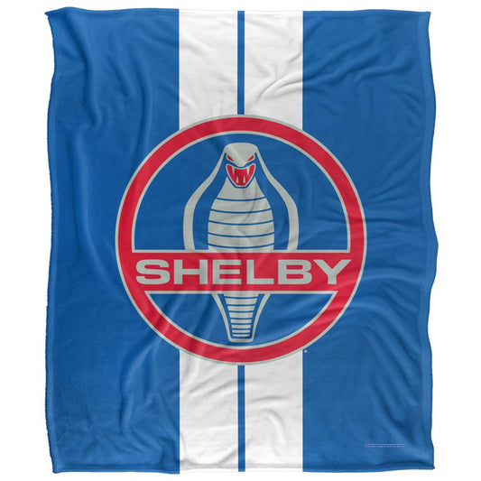 Multicoloured - Front - Carroll Shelby Silky Racing Stripe Supersoft Blanket