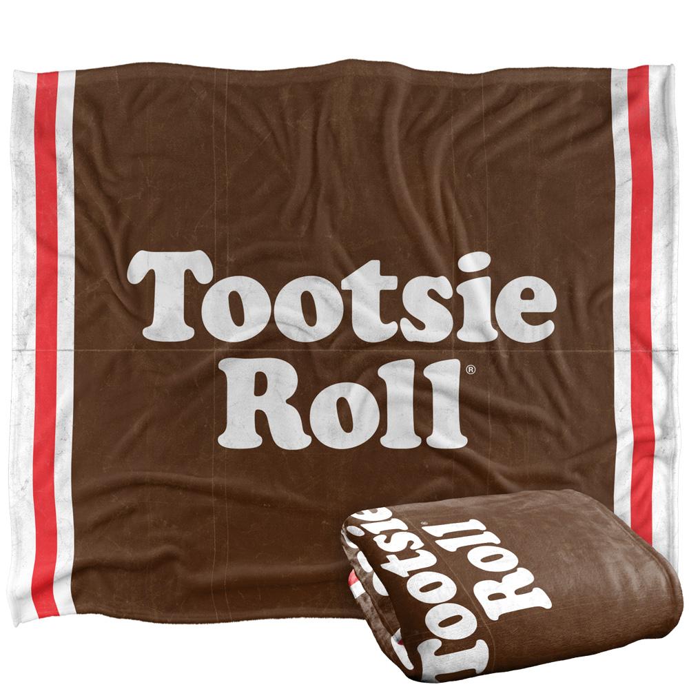 Multicoloured - Back - Tootsie Roll Silky Wrapping Paper Supersoft Blanket