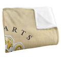 Multicoloured - Side - Harry Potter Silky Hogwarts Crest Supersoft Blanket