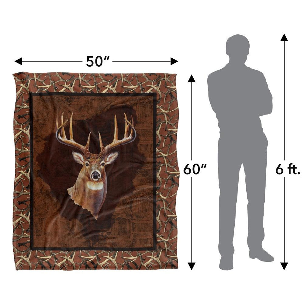 Multicoloured - Pack Shot - JQ Licensing Cf-Jp Silky Deer Supersoft Blanket