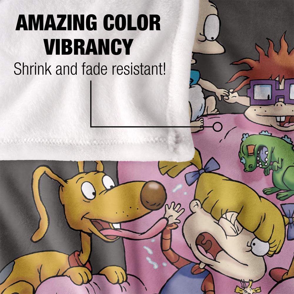 Multicoloured - Lifestyle - Rugrats Silky Chair Supersoft Blanket