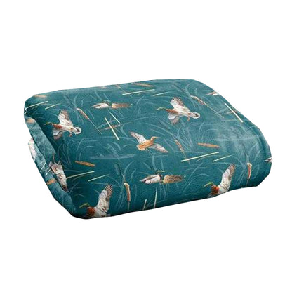 Multicoloured - Back - JQ Licensing Bs-Jp Silky Ducks Hunting Supersoft Blanket