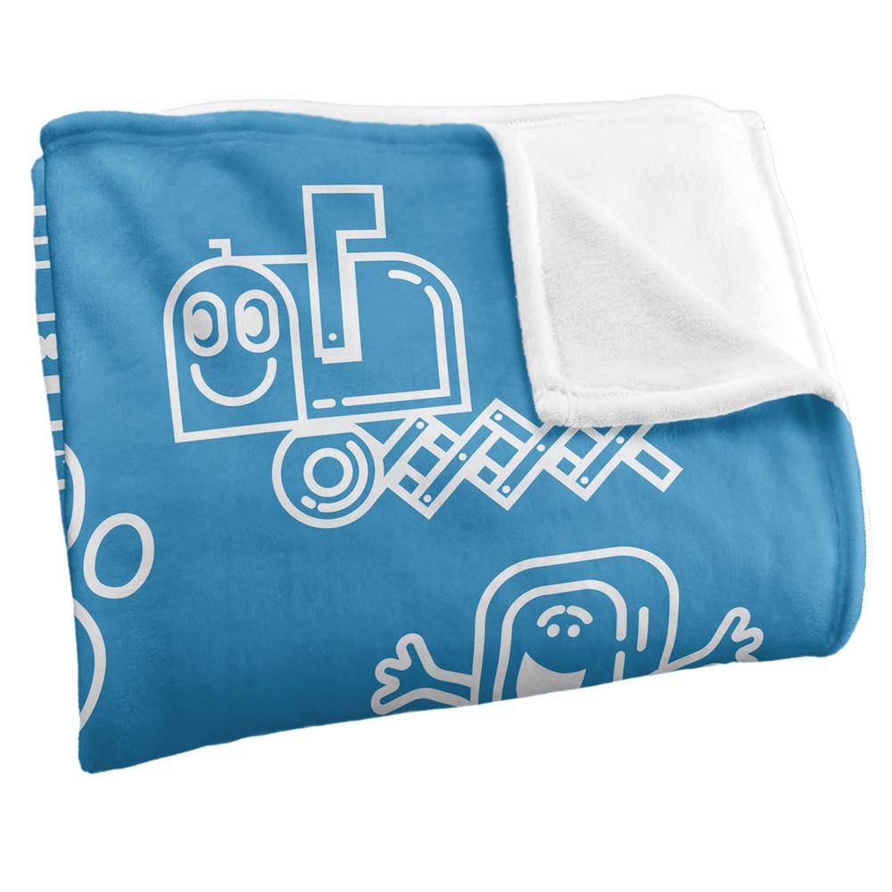 Multicoloured - Side - Blue´s Clues Silky Collage Supersoft Blanket
