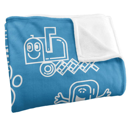 Multicoloured - Side - Blue´s Clues Silky Collage Supersoft Blanket