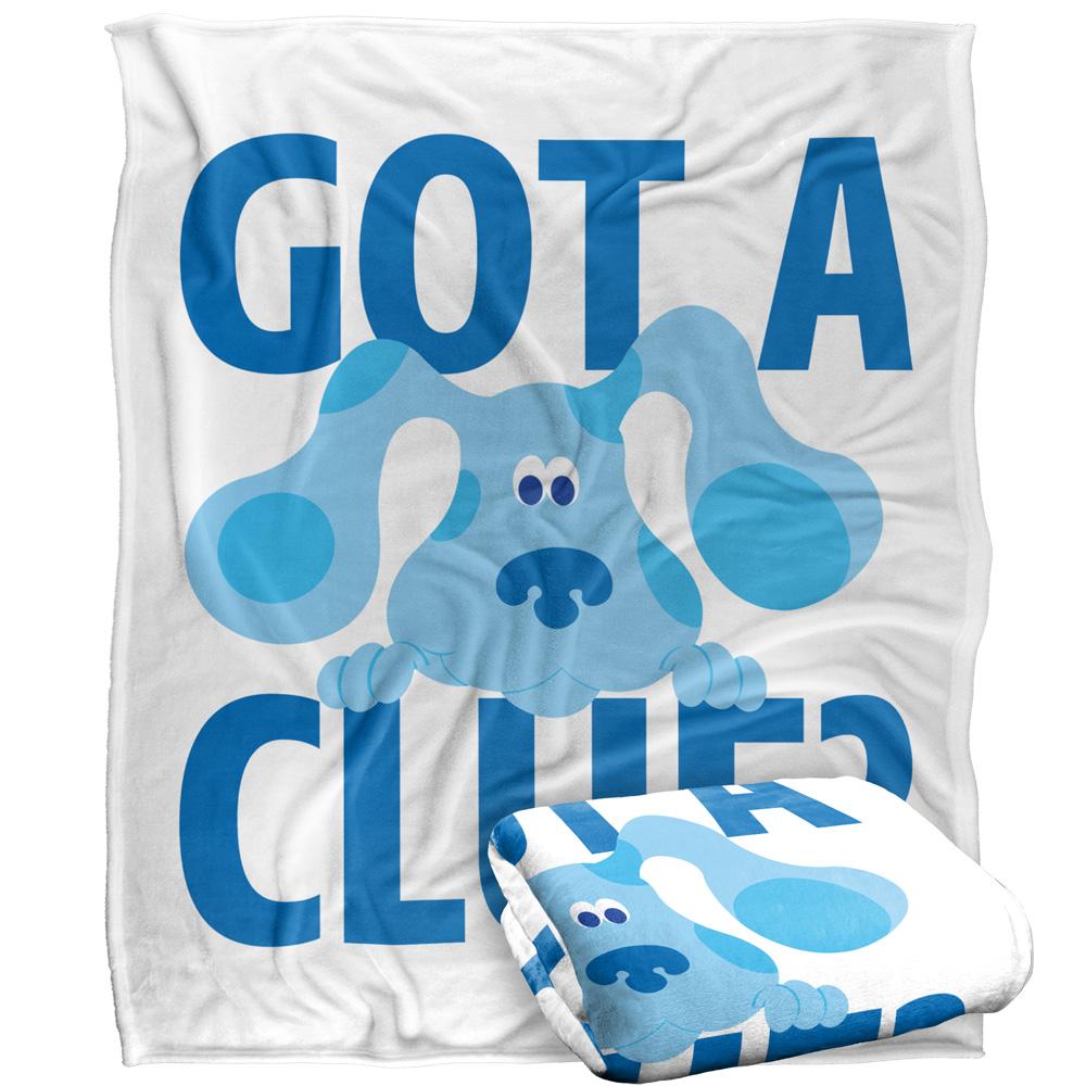 Multicoloured - Back - Blue´s Clues Get A Clue Silky Supersoft Blanket