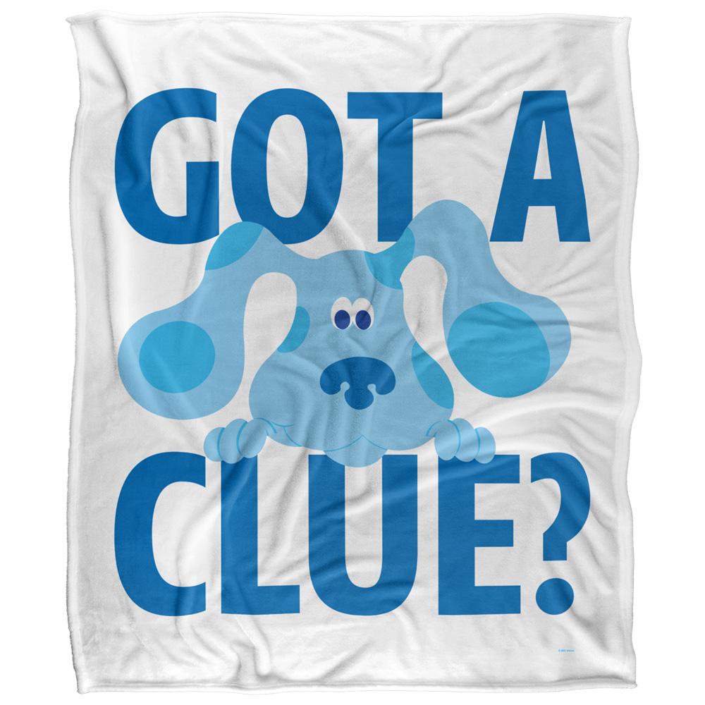 Multicoloured - Front - Blue´s Clues Get A Clue Silky Supersoft Blanket