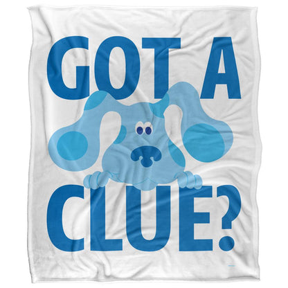 Multicoloured - Front - Blue´s Clues Get A Clue Silky Supersoft Blanket
