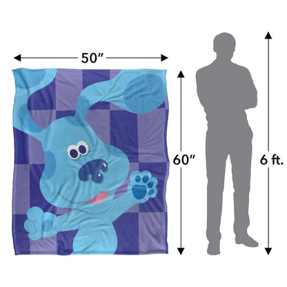 Multicoloured - Pack Shot - Blue´s Clues Silky Supersoft Blanket