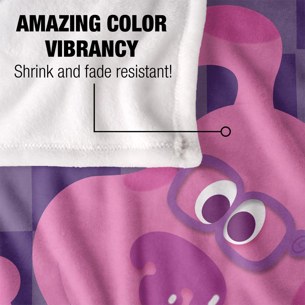 Multicoloured - Lifestyle - Blue´s Clues Silky Magenta Supersoft Blanket