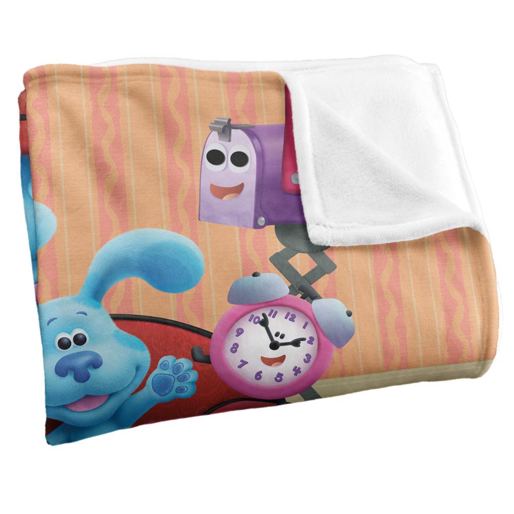 Multicoloured - Side - Blue´s Clues Silky Group Supersoft Blanket