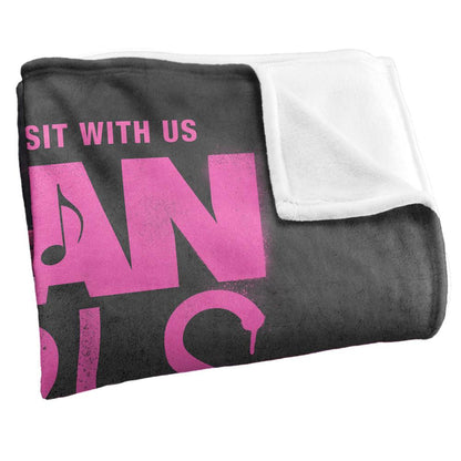 Multicoloured - Side - Mean Girls Silky Musical Poster Supersoft Blanket