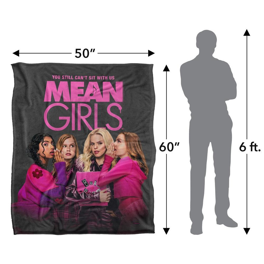 Multicoloured - Pack Shot - Mean Girls Silky Musical Poster Supersoft Blanket
