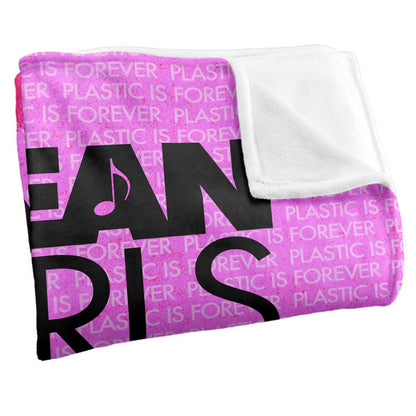 Multicoloured - Side - Mean Girls Plastic Forever Silky Logo Supersoft Blanket