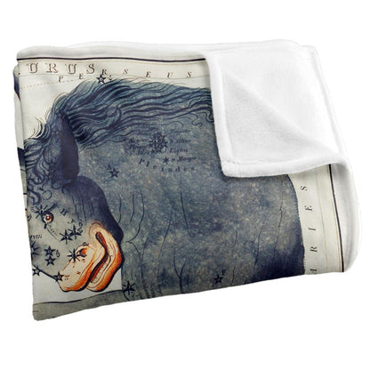 Multicoloured - Side - Graffitee Studios Vintage Taurus Supersoft Blanket